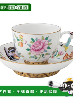 日本直邮HEREND 中国风SP225 03364-0-21 大杯碟水印手柄娃娃花卉