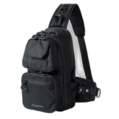 日本直邮Shimano Tough Sling M 黑色禧玛诺 BS-225W户外钓鱼背包