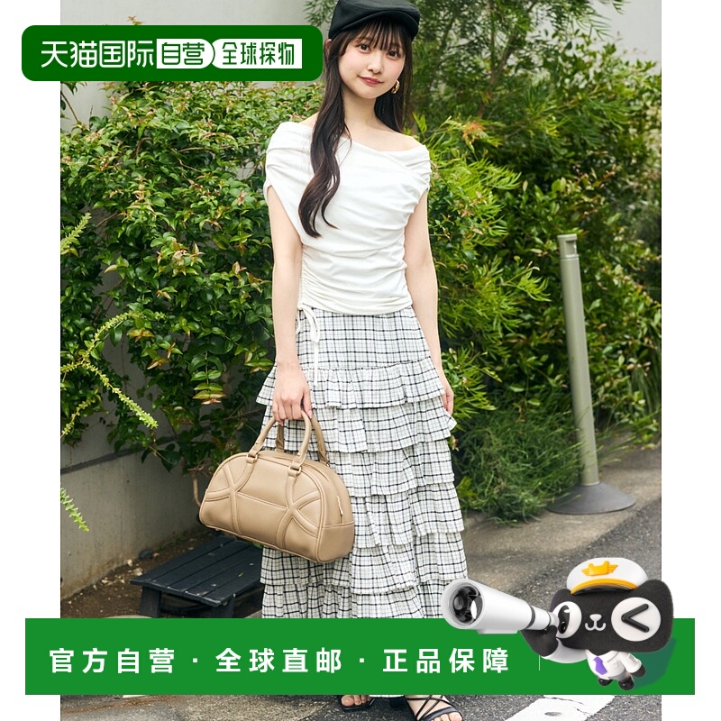 1h可退 日本直邮rienda 女装 正腰多层长裙 110IA5310271半身裙