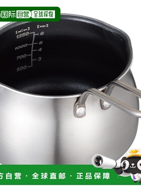 【日本直邮】CB Japan 奶锅 1.5L 带刻度 双面倒口 copan