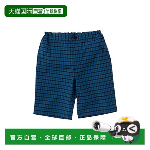 日本直邮日潮 familiar 儿童经典格纹4分短裤