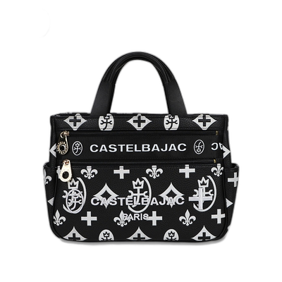 日本直邮CASTELBAJAC包袋托特包克莱尔男女款拉链Monogram TOTE B