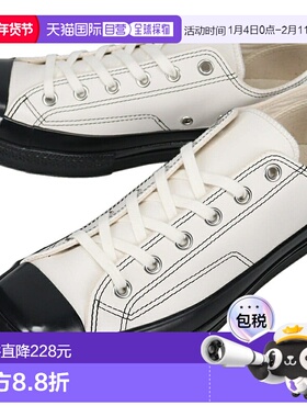 日本直邮Converse All Star 方头 LE OX 运动鞋（白色/黑色）(1SE