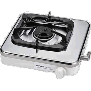【日本直邮】Rinnai 单头燃气灶紧凑型薄型台上炉灶 RTS-1NDC