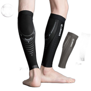 日本直邮 ZAMST Precione 双腿小腿跑步支撑器分级压缩肌肉振动抑