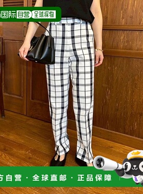 日本直邮Mila Owen 后橡胶中心压锥形长裤上衣 M05014EW031501