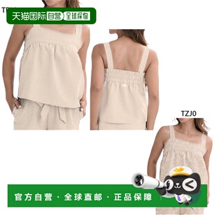 日本直邮Billabong 女士 Chillwear 聚酯纤维亚麻背心 休闲上衣 B