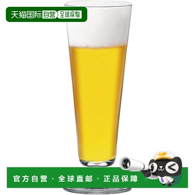 【日本直邮】东洋佐佐木玻璃啤酒杯水晶杯440ml皮尔森啤酒杯果汁D