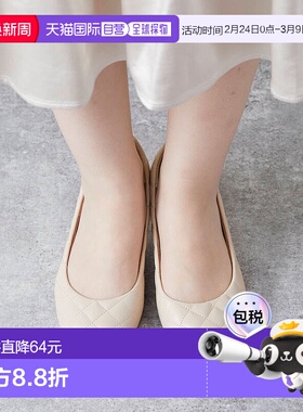 日本直邮Menue 中跟女式浅口鞋 单鞋高跟鞋 ME8623BW02032黑色