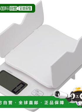 【日本直邮】Doretec 电子秤“Pacat Plus”2kg 白色 KS-727WT
