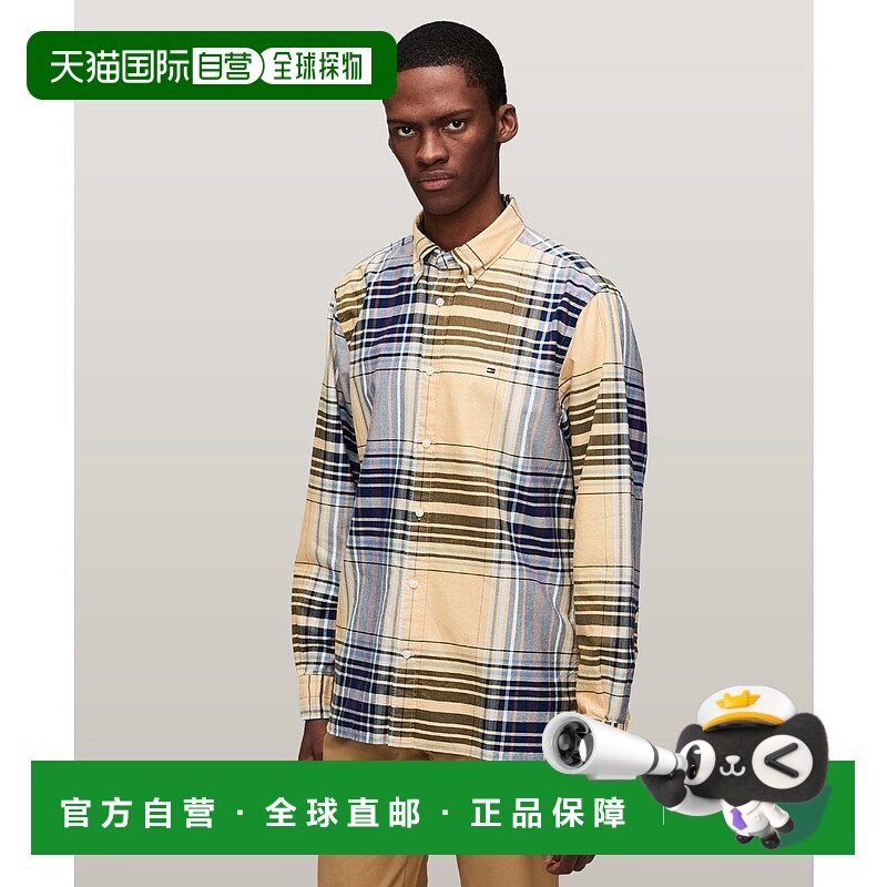 日本直邮TOMMY HILFIGER 牛津格纹衬衫 [TO3203EM10915]