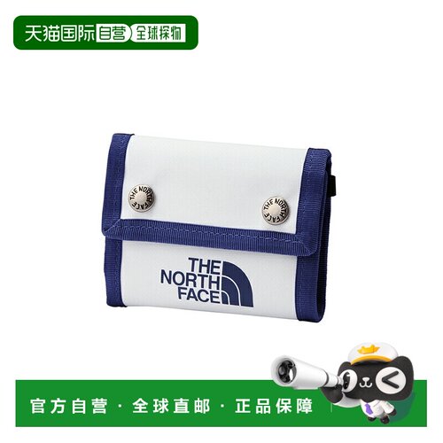 日本直邮THE NORTH FACE BC Dot 钱包均码TNF 白色 x 苏打石蓝 (W