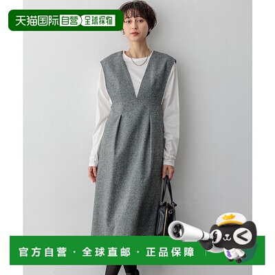 日本直邮23区 丝绸领赫灵邦一体式连衣裙 [234613EW14930]