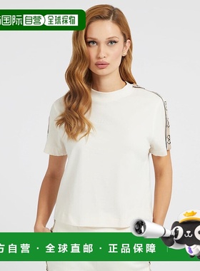 日本直邮Guess Britney Crop Tee 女士T恤 [GU1432EW28561]