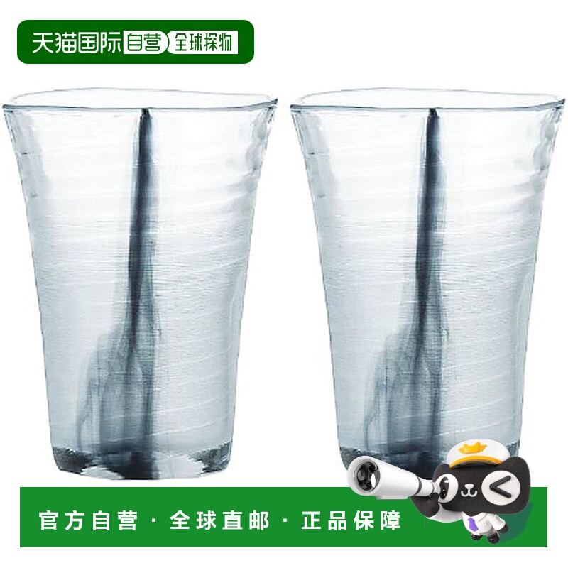 【日本直邮】东洋佐佐木 啤酒杯 350ml 黑色 日制P-52013-F/S-302