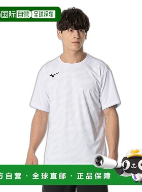 日本直邮MIZUNO 比赛衬衫球拍运动男女通用比赛服男式 62JAB02801