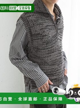 1h可退 日本直邮SENSE OF PLACE 男士混色半拉链针织背心 AAA412B