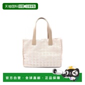 日本直邮中古Chanel香奈儿女包B级9新new travel line帆布托特包