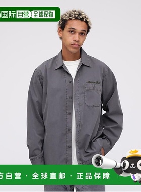 日本直邮AVIREX EC FADED WORK 速干长袖衬衫AV1129EM024906