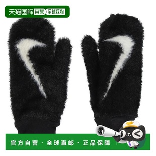 日本直邮Nike 防寒针织露指手套 CW2012010 [女士S码] 黑色