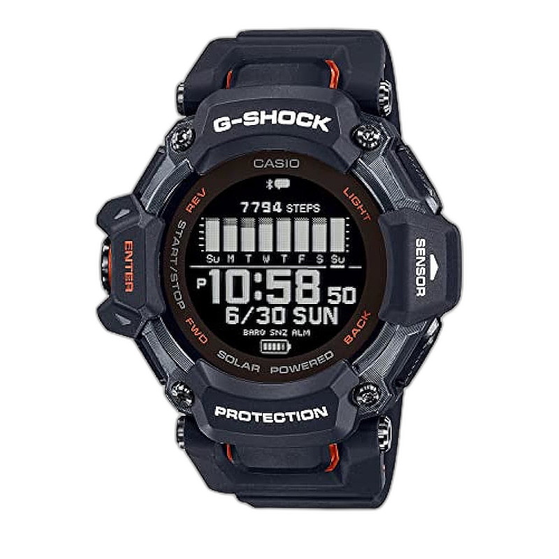 【日本直邮】G Shock卡西欧 手表 男款带心率监测器 橙GBD-H2000-