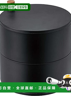 【日本直邮】Yamazaki山崎 蚊香带收纳黑W14.5XD14.5XH15.5cm 534