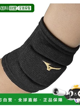 【日本直邮】美津浓 护肘  V2MYA100 黑色 × 金色 自由尺寸 运动