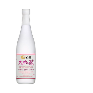 日本直邮白鹤大吟酿甜蜜版15～16度甜口米酒口感醇正细腻720ml