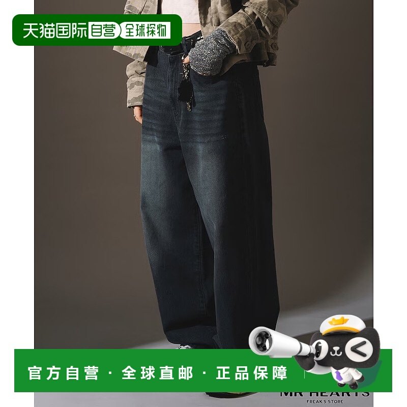 1h可退 日本直邮MR.HEARTS 男士复古水洗宽直筒牛仔裤舒适全棉 高,男装,牛仔裤,淘宝优惠券,粉丝福利购,淘宝优惠卷