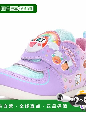 日本直邮Moonstar 婴儿鞋 面包人 AP B51 紫色 12111048 MOONSTAR