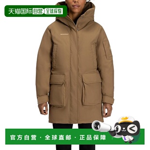 【日本直邮】猛犸象羽绒服 Floeberg 硬壳保暖连帽外套女款 棕色