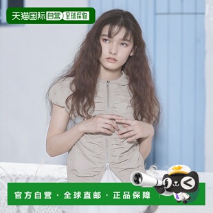 1h可退 日本直邮HEATHER HOLiC 女装 层次感设计 双拉链廓形衬衫