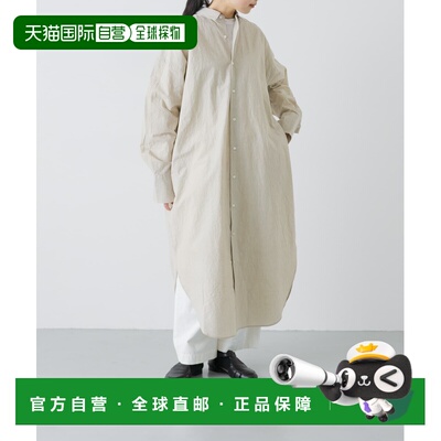 1h可退 日本直邮kagure 女装 棉麻宽版衬衫连衣裙 GA261302060101