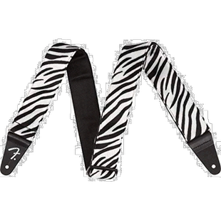 自营｜Fender背带野斑马印花肩带舒适百搭时尚简约休闲芬德皮革