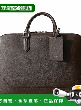 1h可退 日本直邮Capitano 男装 牛革压纹公文包 双 compartment