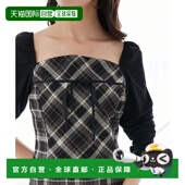 日本直邮MAJESTIC 低腰剪裁 LEGON 1h可退 女装 异材质拼接 修身