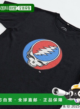 1h可退 日本直邮Wrangler x Grateful Dead 男女同款 全棉宽松T恤