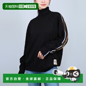 日本直邮N°21 黑色 0N900 儿童女士针织毛衣套头衫 N2108