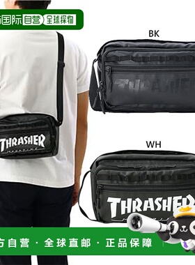 日本直邮约 3L Thrasher 男士女士横挎包肩背包背包包休闲 THRASH