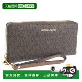 Kors TRAVEL 钱包 棕色 日本直邮Michael SET 女士长钱包 JET 35F