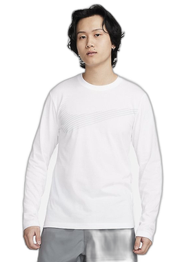 日本直邮 耐克T恤男式NIKE DF Flash L/S T恤训练运动服大标志吸T