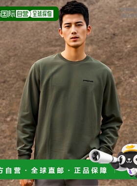 日本直邮巴塔哥尼亚 Patagonia服装男士长袖 T恤绿色M'S LS P-6 L