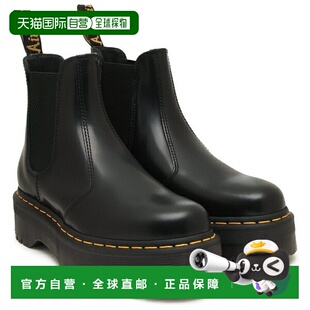 日本直邮Dr. Martens 靴子 2976 四孔切尔西靴厚底黑色男士女士 D