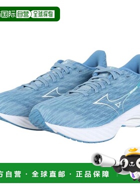 日本直邮MIZUNO 波骑手 28SW 跑步鞋 [J1GD240625] 蓝色 白色