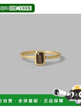 日本直邮日潮 4度C 4℃ K10黄金色戒指[112446143003]天然托帕石