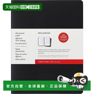 【日本直邮】Moleskine Cahier Journal Subject XXL 笔记本 黑色