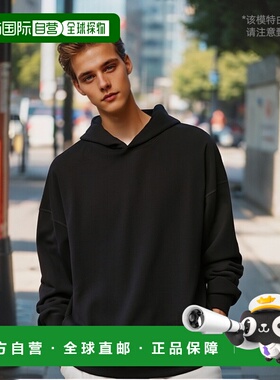 1h可退 日本直邮Graphpaper AZUMA男士宽松连帽卫衣 GU24370196B