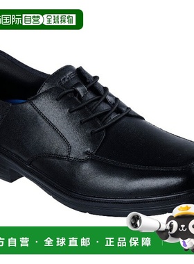 日本直邮Skechers CASWELL-ALFIE 休闲鞋 205220-BLK 商务款