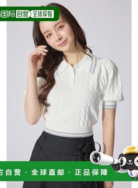 日本直邮Rienda 马球设计针织上衣 [RI3465EW034083]