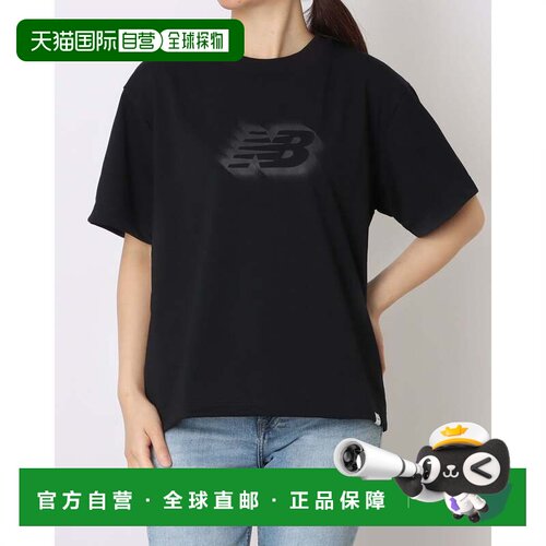 日本直邮New Balance 女士半袖功能T恤 NB Logo T恤 WT61S5YR 黑